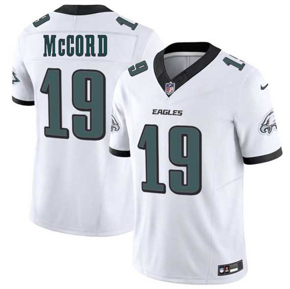 Men & Women & Youth Philadelphia Eagles #19 Kyle McCord White 2025 Draft New F.U.S.E. Vapor Untouchable Limited Stitched Jersey->pittsburgh steelers->NFL Jersey
